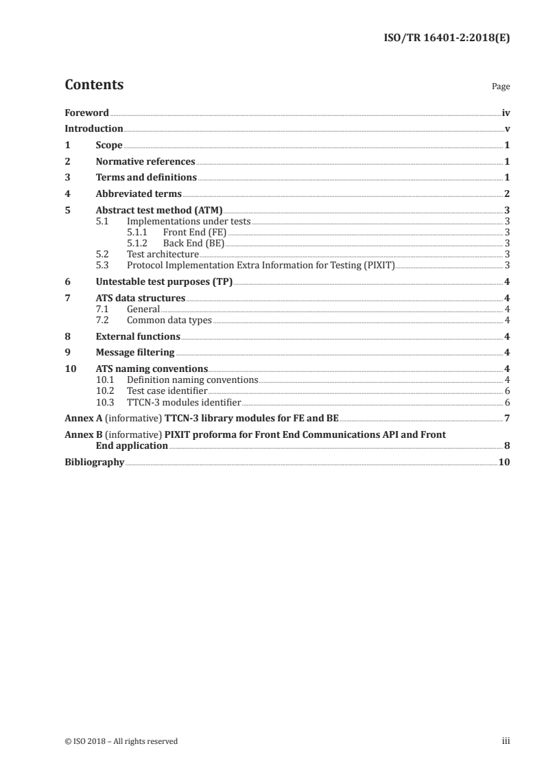 ISO/TR 16401-2:2018 ISO/TR 16401-2:2018 - Electronic fee collection — Evaluation of equipment for conformity to ISO 17575-2 — Part 2: Abstract test suite
Released:1/5/2018
