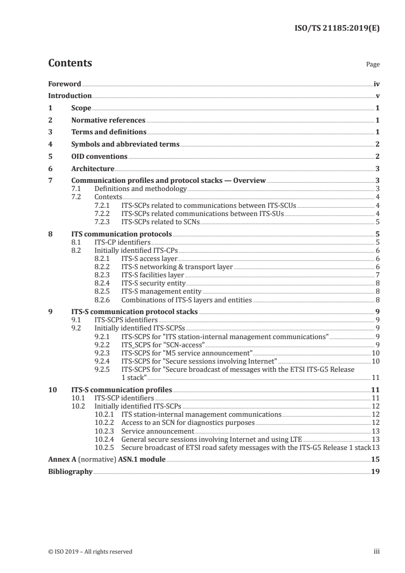 ISO/TS 21185:2019 - Intelligent transport systems — Communication profiles for secure connections between trusted devices
Released:10/2/2019