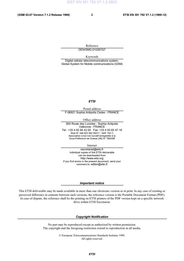 SIST EN 301 702 V7.1.2:2003 SIST EN 301 702 V7.1.2:2003 - Page 4 preview