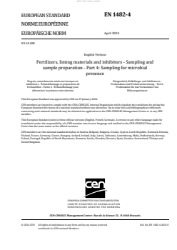EN 1482-4:2024 - Page 3 preview