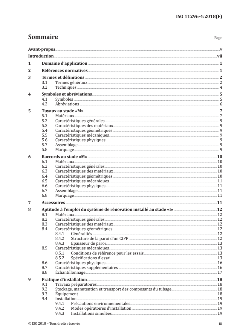 ISO 11296-4:2018 - Systèmes de canalisations en plastique pour la rénovation des réseaux de branchements et de collecteurs d'assainissement enterrés sans pression — Partie 4: Tubage continu par tubes polymérisés sur place
Released:1/25/2018