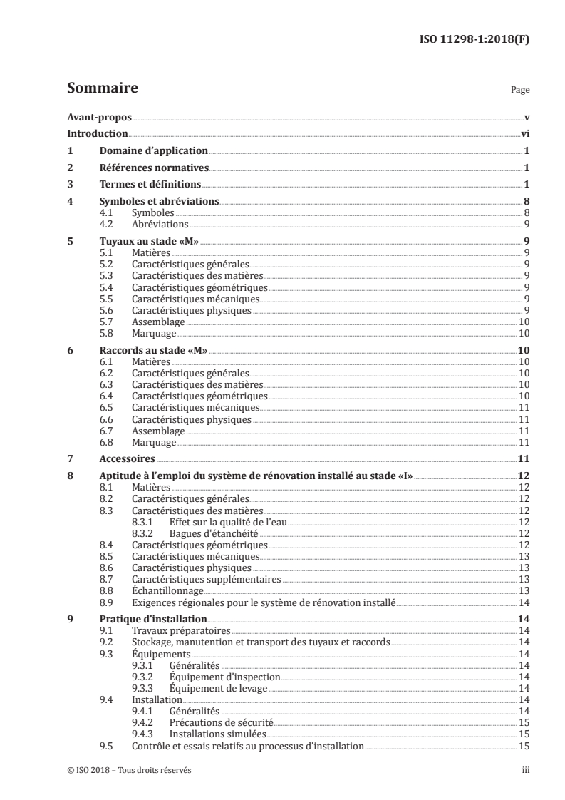 ISO 11298-1:2018 - Systèmes de canalisations en plastique pour la rénovation des réseaux enterrés d'alimentation en eau — Partie 1: Généralités
Released:2/26/2018