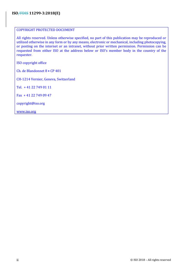 ISO 11299-3:2018 REDLINE ISO 11299-3:2018 - Plastics piping systems for renovation of underground gas supply networks — Part 3: Lining with close-fit pipes
Released:10/26/2018 - Page 2 preview
