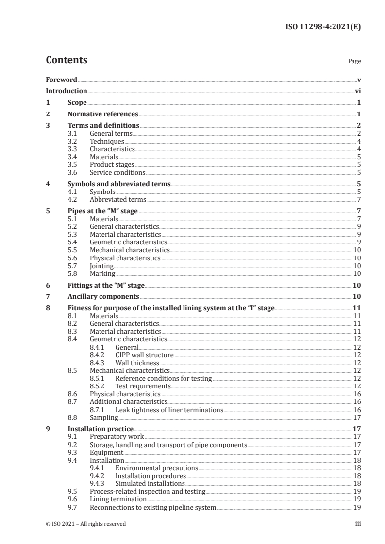 ISO 11298-4:2021 - Plastics piping systems for renovation of underground water supply networks — Part 4: Lining with cured-in-place pipes
Released:4/1/2021