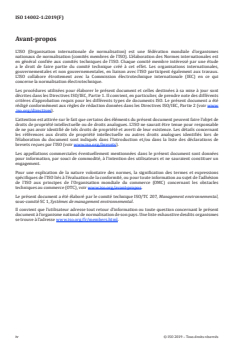 ISO 14002-1:2019 - Systèmes de management environnemental — Lignes directrices pour l'utilisation de l'ISO 14001 afin de prendre en compte les situations et aspects environnementaux dans le cadre d'une thématique environnementale donnée — Partie 1: Généralités
Released:9/25/2020 - Page 4 preview