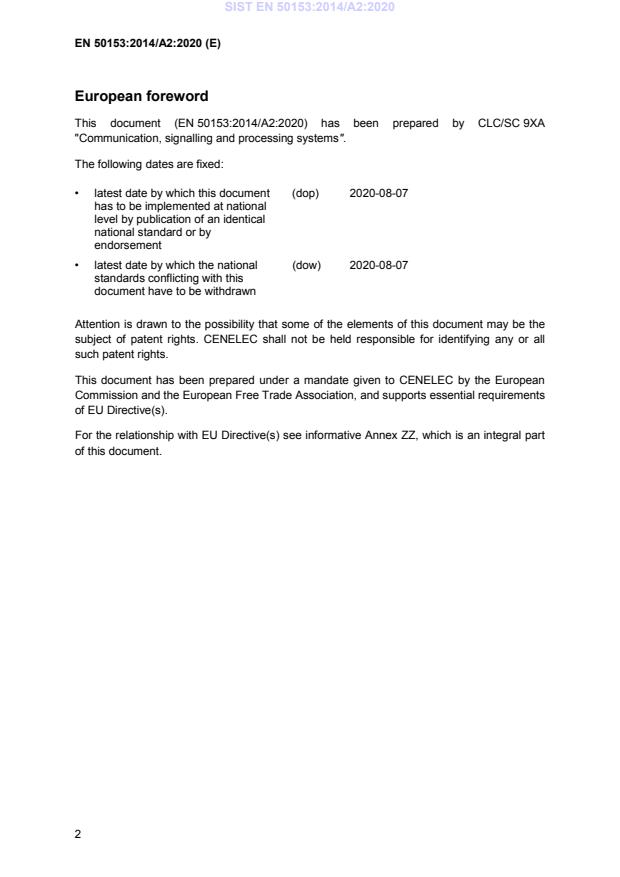 SIST EN 50153:2014/A2:2020 SIST EN 50153:2014/A2:2020 - Page 4 preview