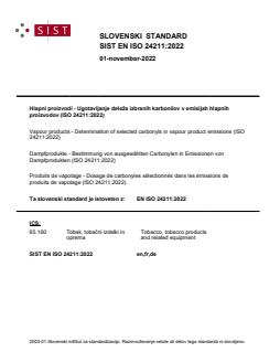 EN ISO 24211:2022 - Page 1 preview