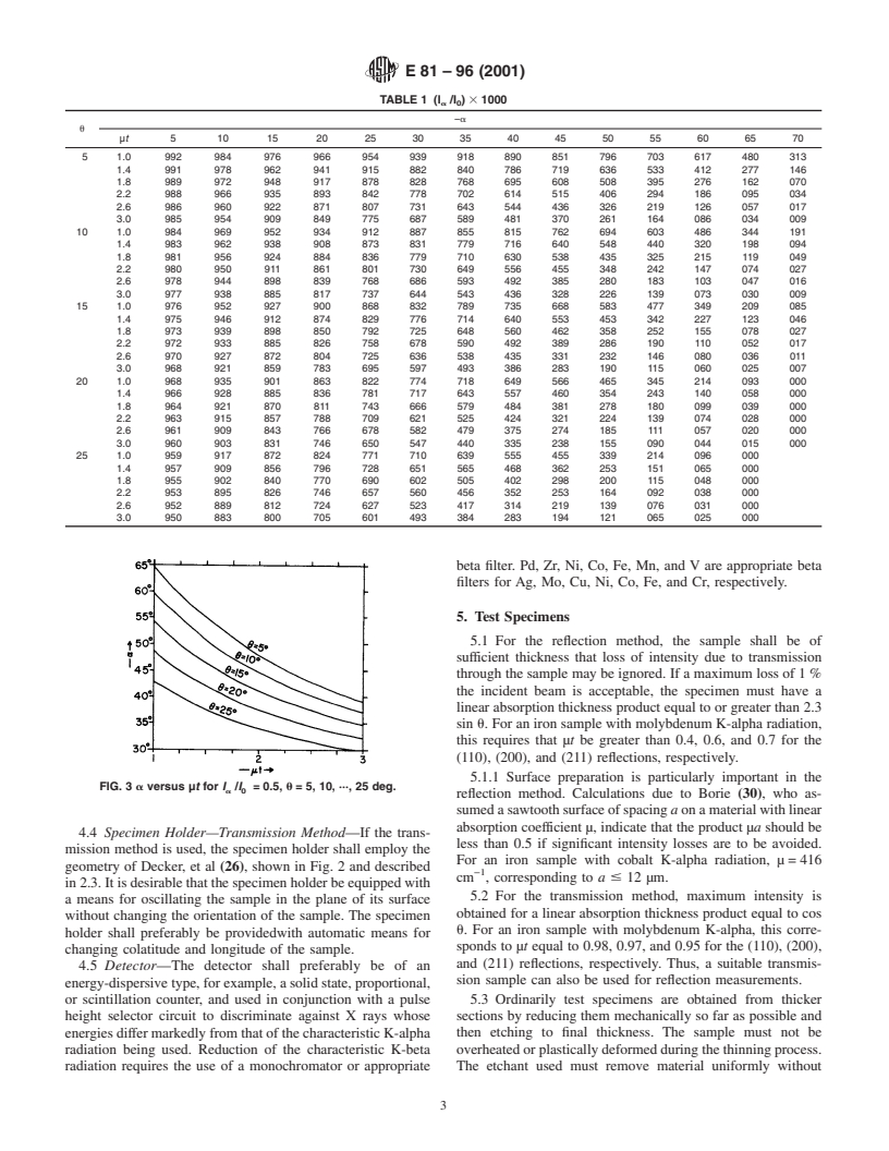 ASTM E81-96(2001) - Standard Test Method for Preparing Quantitative Pole Figures