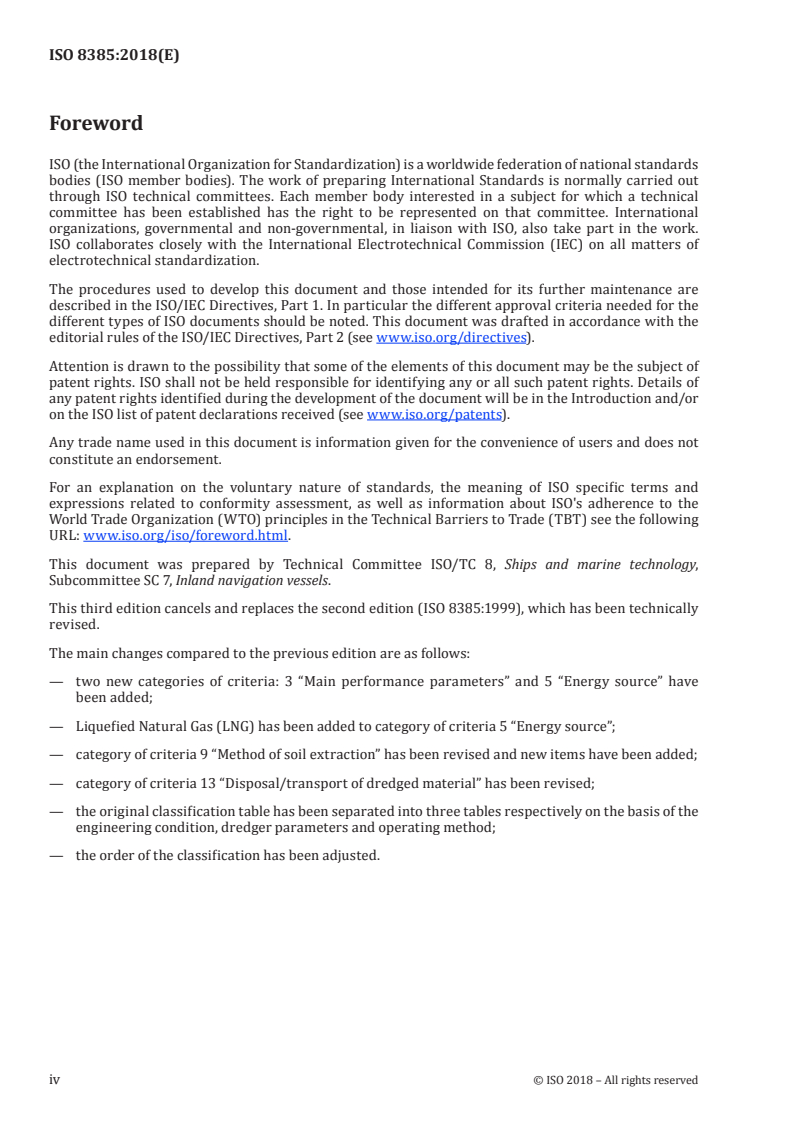 ISO 8385:2018 ISO 8385:2018 - Ships and marine technology — Dredgers — Classification
Released:4/9/2018 - Page 4 preview