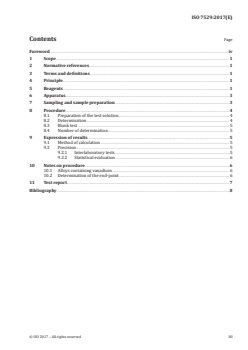 ISO 7529:2017 ISO 7529:2017 - Nickel alloys — Determination of chromium content — Potentiometric titration method with ammonium iron(II) sulfate
Released:10/27/2017 - Page 3 preview