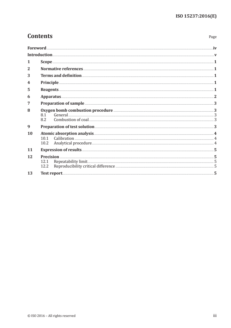 ISO 15237:2016 - Solid mineral fuels — Determination of total mercury content of coal
Released:11/18/2016