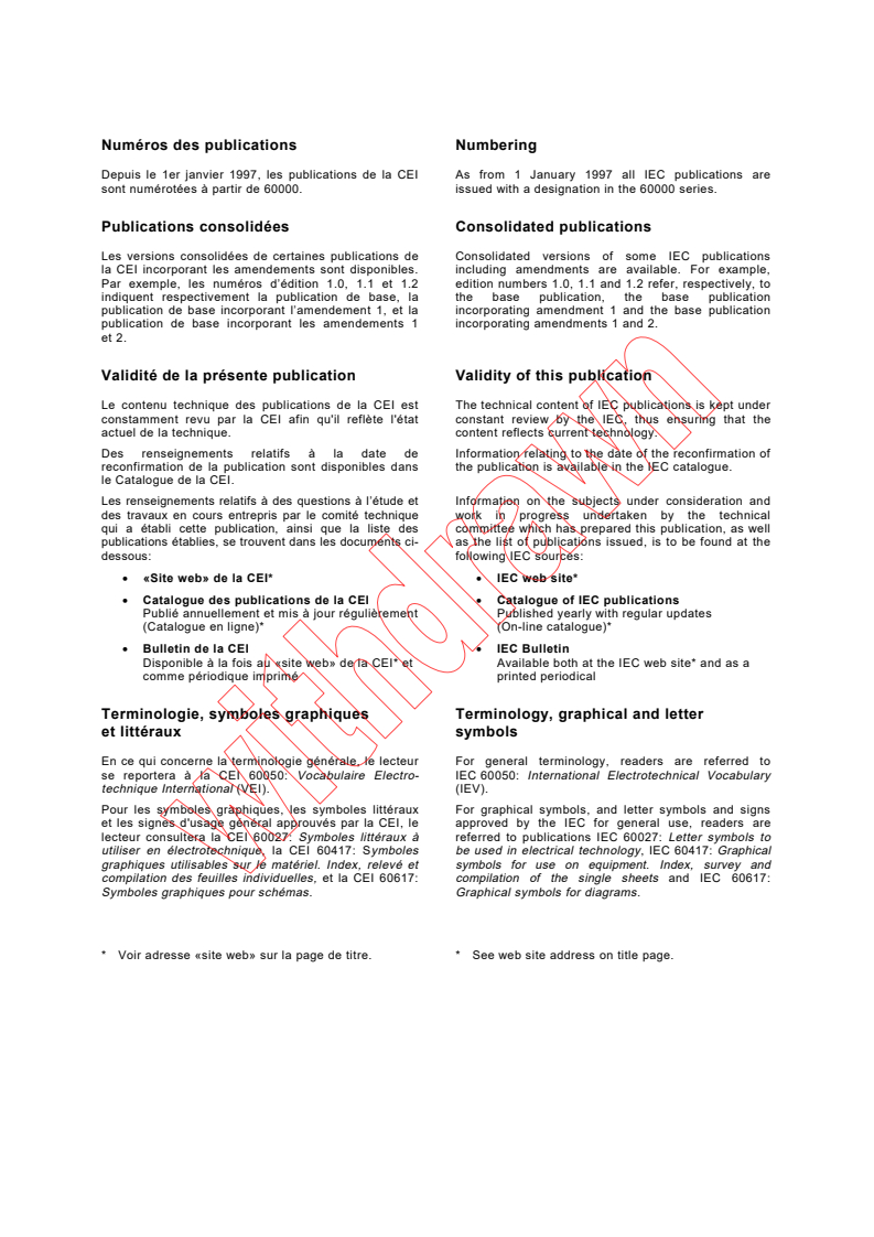 IEC 61069-6:1998 IEC 61069-6:1998 - Industrial-process measurement and control - Evaluation of system properties for the purpose of system assessment - Part 6: Assessment of system operability
Released:4/29/1998
Isbn:2831843561 - Page 2 preview