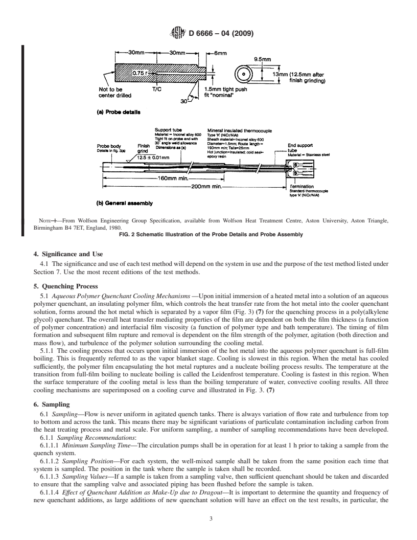 REDLINE ASTM D6666-04(2009) - Standard Guide for Evaluation of Aqueous Polymer Quenchants