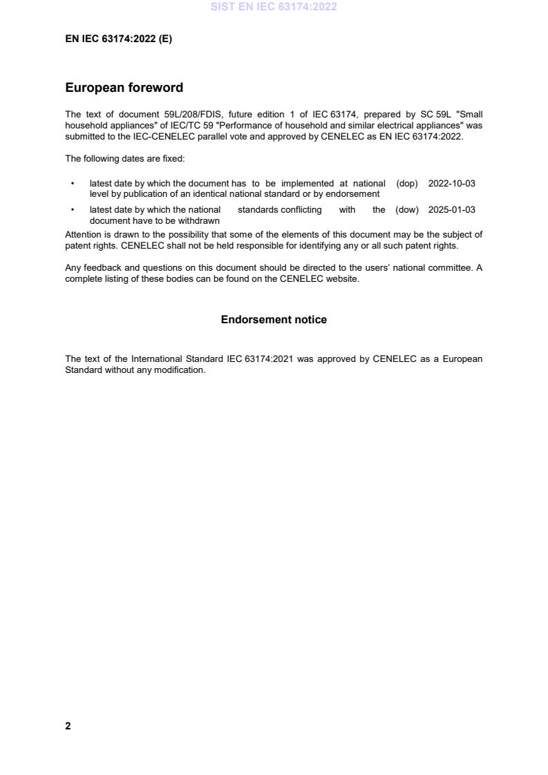 SIST EN IEC 63174:2022 SIST EN IEC 63174:2022 - BARVE - Page 4 preview