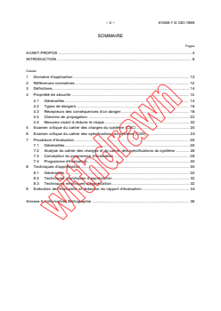 IEC 61069-7:1999 - Industrial-process measurement and control - Evaluation of system properties for the purpose of system assessment - Part 7: Assessment of system safety
Released:5/7/1999
Isbn:2831847729 - Page 4 preview