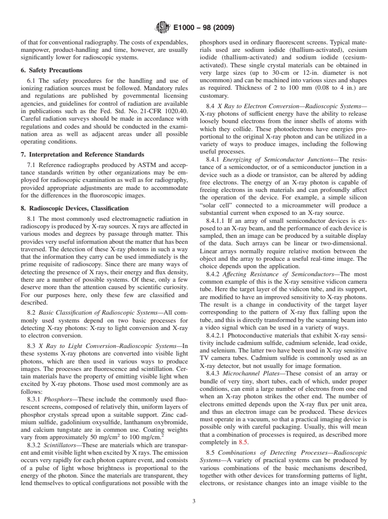 ASTM E1000-98(2009) - Standard Guide for Radioscopy