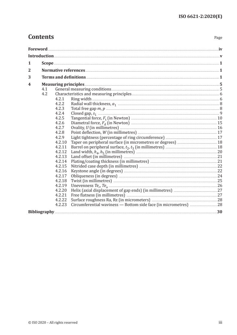 ISO 6621-2:2020 - Internal combustion engines — Piston rings — Part 2: Inspection measuring principles
Released:3/3/2020