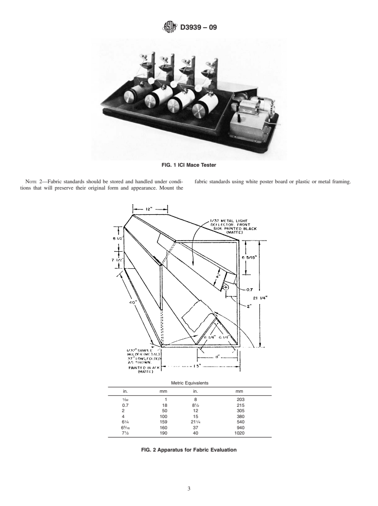 ASTM D3939-09 - Standard Test Method for Snagging Resistance of Fabrics (Mace)