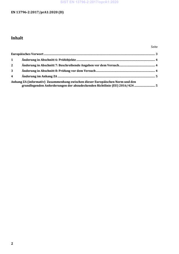 EN 13796-2:2017/FprA1 EN 13796-2:2017/oprA1:2020 - Page 4 preview