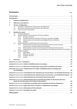 ISO 12354-1:2017 - Acoustique du bâtiment — Calcul de la performance acoustique des bâtiments à partir de la performance des éléments — Partie 1: Isolement acoustique aux bruits aériens entre des locaux
Released:7/17/2017 - Page 3 preview