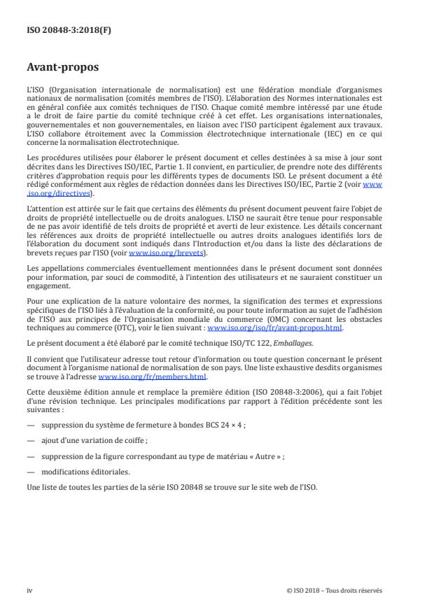 ISO 20848-3:2018 ISO 20848-3:2018 - Emballages -- Futs en matiere plastique - Page 4 preview