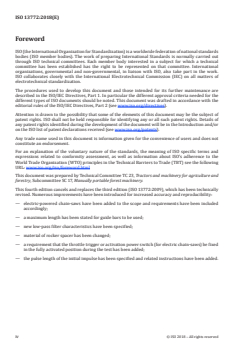 ISO 13772:2018 - Forestry machinery — Portable chain-saws — Non-manually actuated chain brake performance
Released:2/27/2018 - Page 4 preview