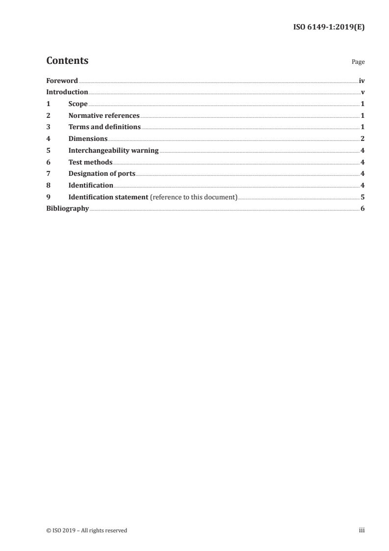 ISO 6149-1:2019 - Connections for hydraulic fluid power and general use — Ports and stud ends with ISO 261 metric threads and O-ring sealing — Part 1: Ports with truncated housing for O-ring seal
Released:4/16/2019