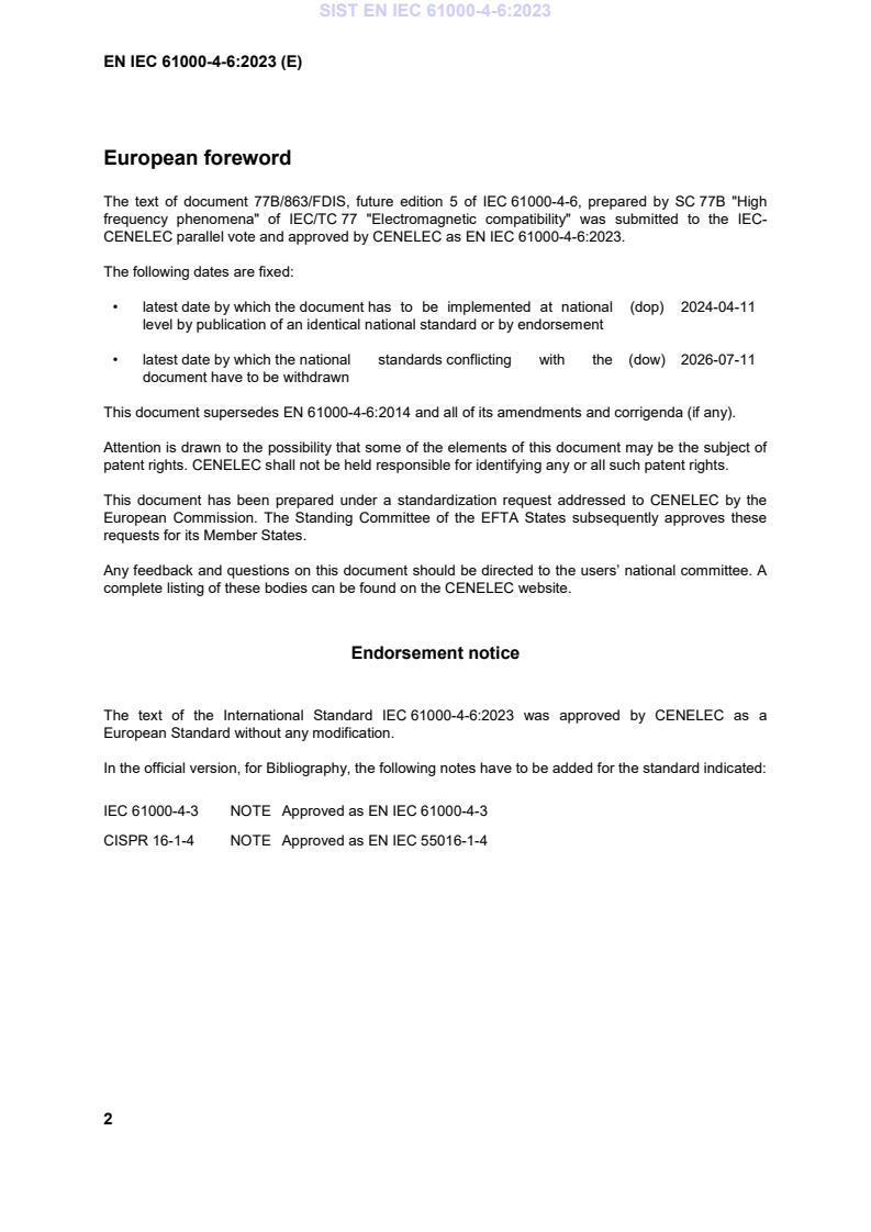 SIST EN IEC 61000-4-6:2023 SIST EN IEC 61000-4-6:2023 - BARVE - Page 4 preview