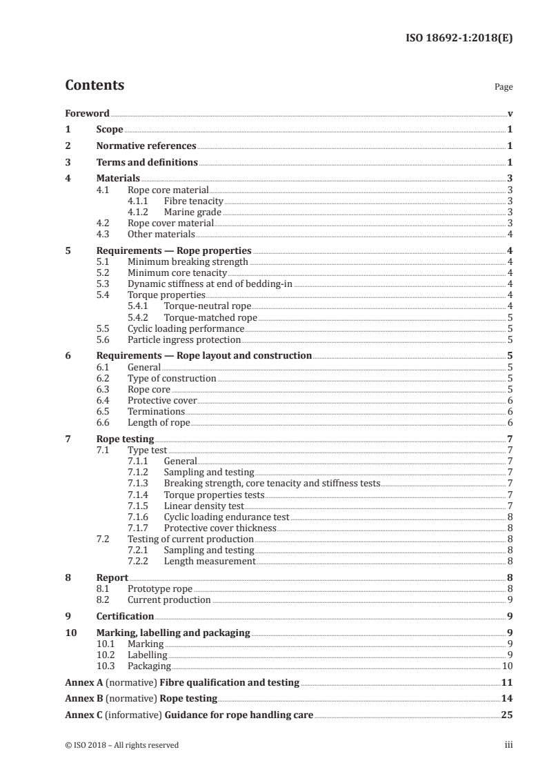 ISO 18692-1:2018 - Fibre ropes for offshore stationkeeping — Part 1: General specification
Released:11/30/2018