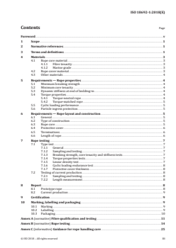 ISO 18692-1:2018 ISO 18692-1:2018 - Fibre ropes for offshore stationkeeping — Part 1: General specification
Released:11/30/2018 - Page 3 preview