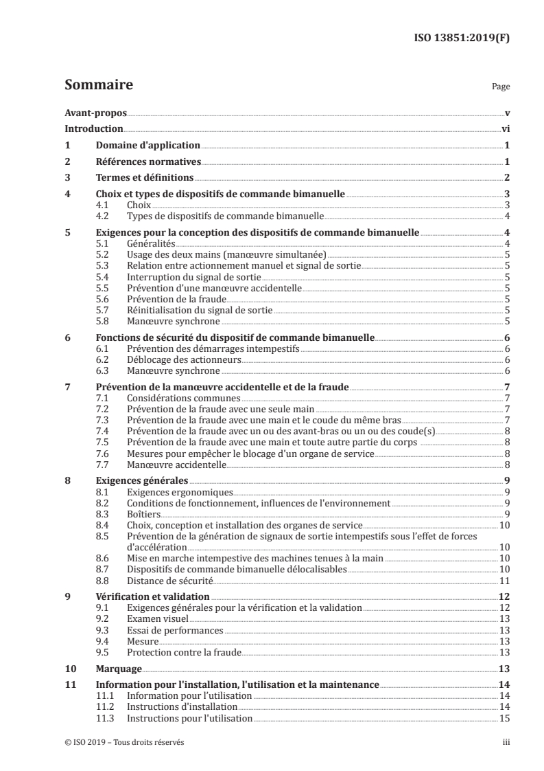 ISO 13851:2019 - Sécurité des machines — Dispositifs de commande bimanuelle — Principes de conception et de choix
Released:3/19/2019