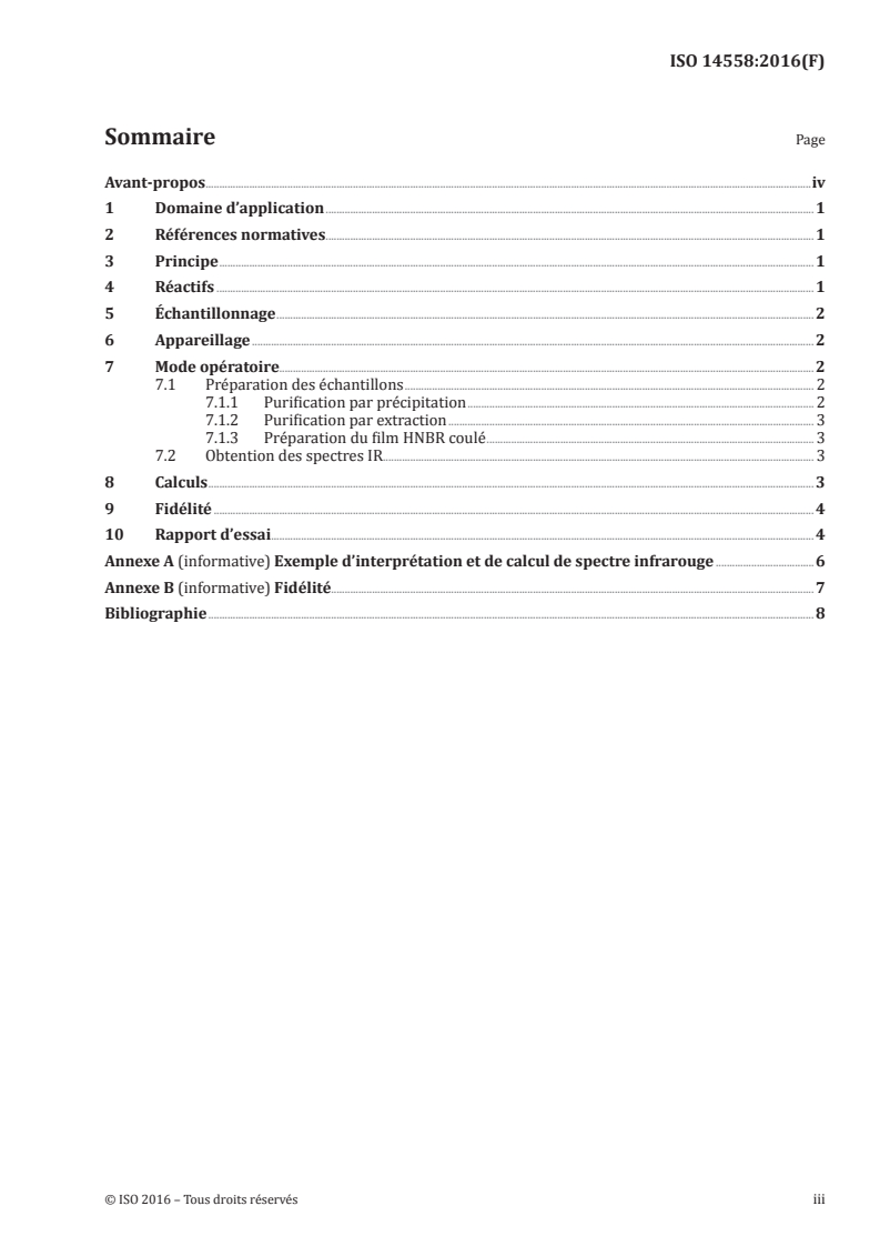ISO 14558:2016 - Caoutchouc — Détermination de la non-saturation résiduelle du caoutchouc nitrile butadiène hydrogéné (HNBR) par spectroscopie à infrarouge
Released:5/17/2016