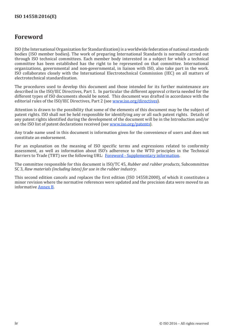ISO 14558:2016 ISO 14558:2016 - Rubber — Determination of residual unsaturation of hydrogenated nitrile butadiene rubber (HNBR) by infrared spectroscopy
Released:5/17/2016 - Page 4 preview