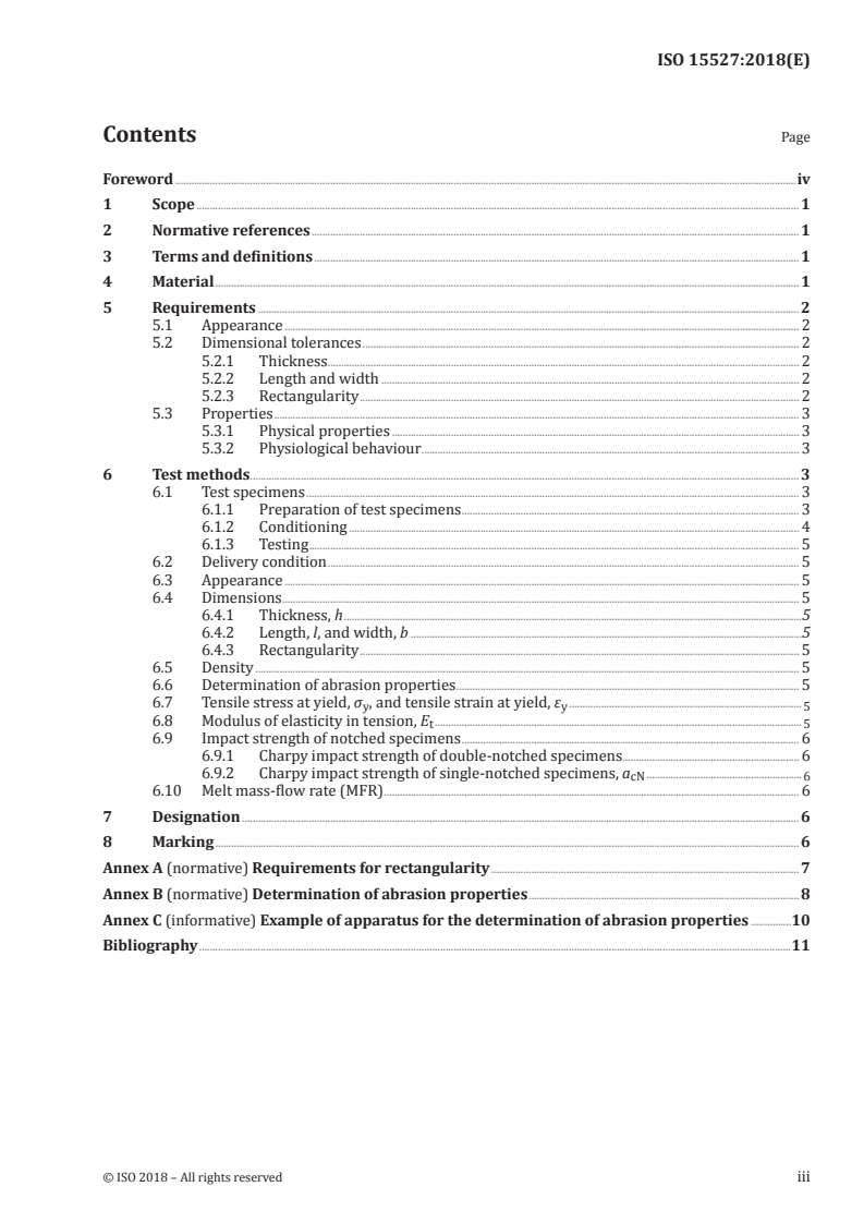ISO 15527:2018 - Plastics — Compression-moulded sheets of polyethylene (PE-UHMW, PE-HD) — Requirements and test methods
Released:10/31/2018