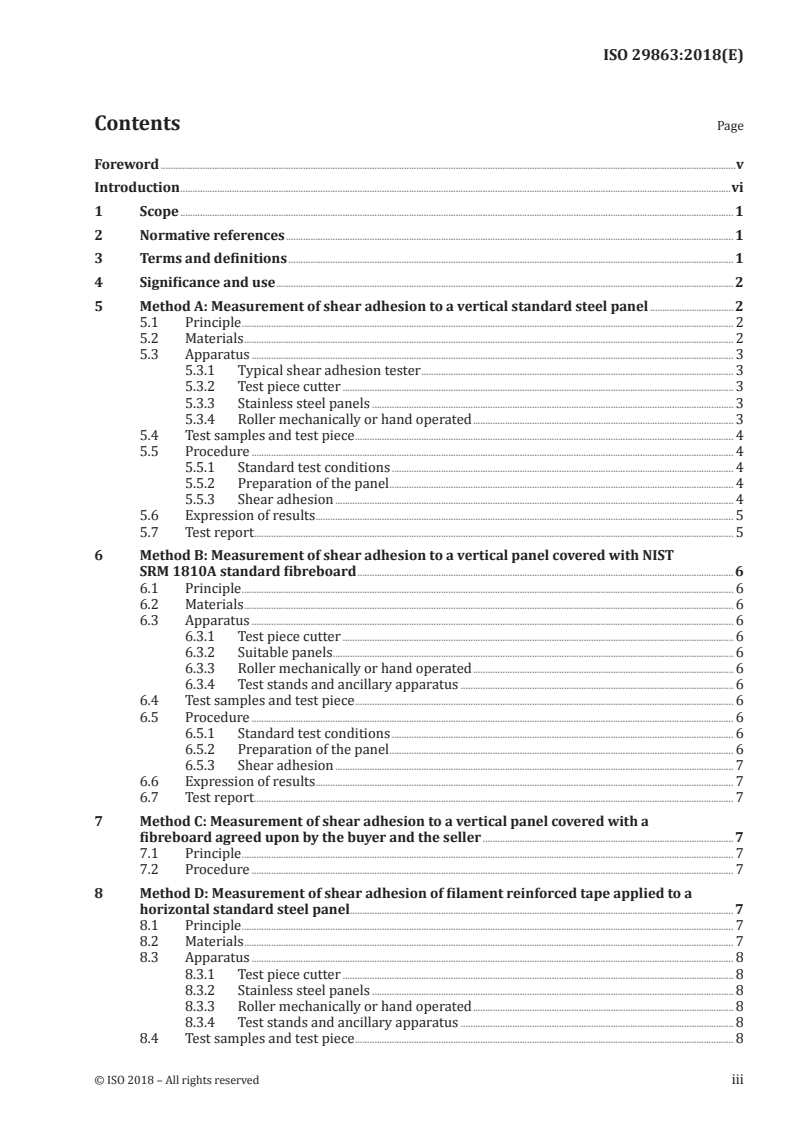 ISO 29863:2018 - Self adhesive tapes — Measurement of static shear adhesion
Released:5/11/2018