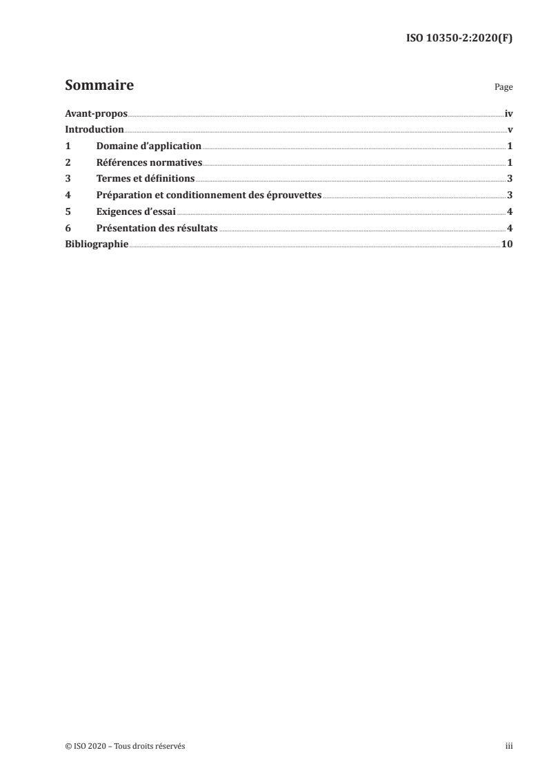 ISO 10350-2:2020 ISO 10350-2:2020 - Plastiques — Acquisition et présentation de caractéristiques intrinsèques comparables — Partie 2: Plastiques renforcés par de longues fibres
Released:7/22/2020