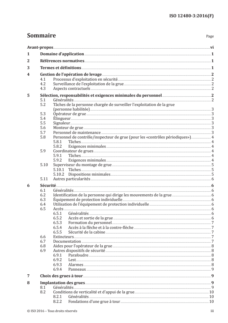 ISO 12480-3:2016 - Appareils de levage à charge suspendue — Sécurité d'emploi — Partie 3: Grues à tour
Released:8/10/2016