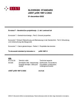 prEN 1997-2:2022 - Page 1 preview
