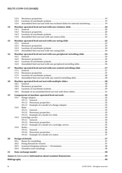 ISO/TS 13399-315:2018 - Cutting tool data representation and exchange — Part 315: Creation and exchange of 3D models — Modelling of machine operated feed out tools
Released:10/23/2018 - Page 4 preview