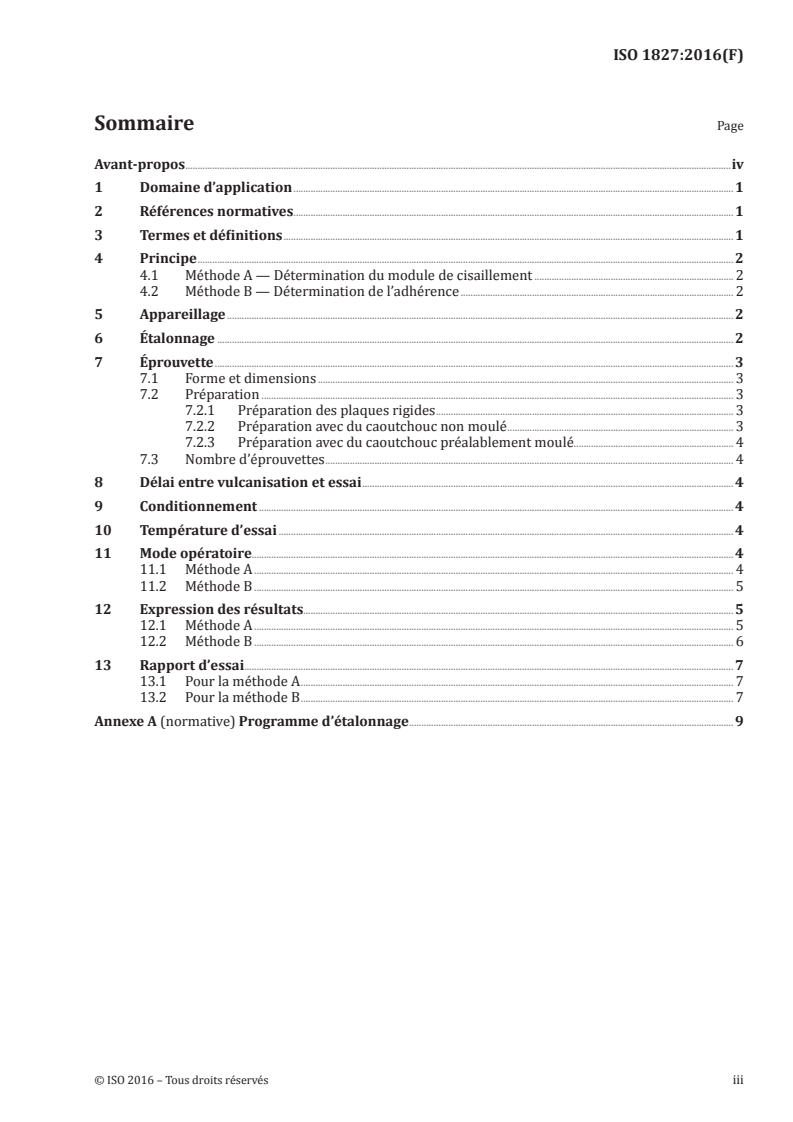 ISO 1827:2016 ISO 1827:2016 - Caoutchouc vulcanisé ou thermoplastique — Détermination du module de cisaillement et de la force d'adhérence à des plaques rigides — Méthodes du quadruple cisaillement
Released:9/23/2016