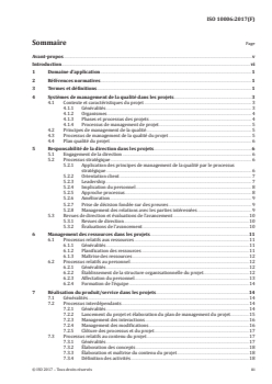 ISO 10006:2017 - Management de la qualité — Lignes directrices pour le management de la qualité dans les projets
Released:5/31/2018 - Page 3 preview