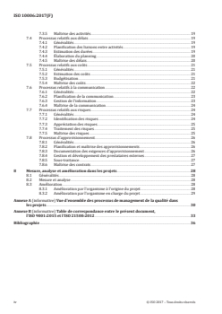 ISO 10006:2017 - Management de la qualité — Lignes directrices pour le management de la qualité dans les projets
Released:5/31/2018 - Page 4 preview