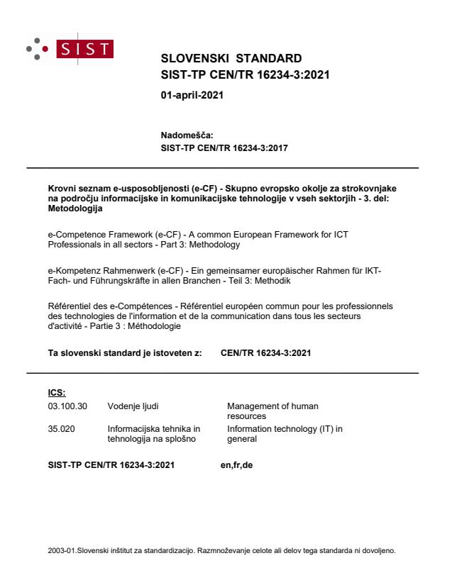 SIST-TP CEN/TR 16234-3:2021 - BARVE