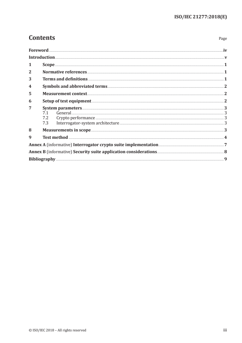 ISO/IEC 21277:2018 - Information technology — Radio frequency identification device performance test methods — Crypto suite
Released:2/13/2018