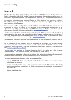 ISO 11236:2017 ISO 11236:2017 - Rubber compounding ingredients — p-Phenylenediamine antidegradants (PPDs) — Test methods
Released:8/14/2017 - Page 4 preview