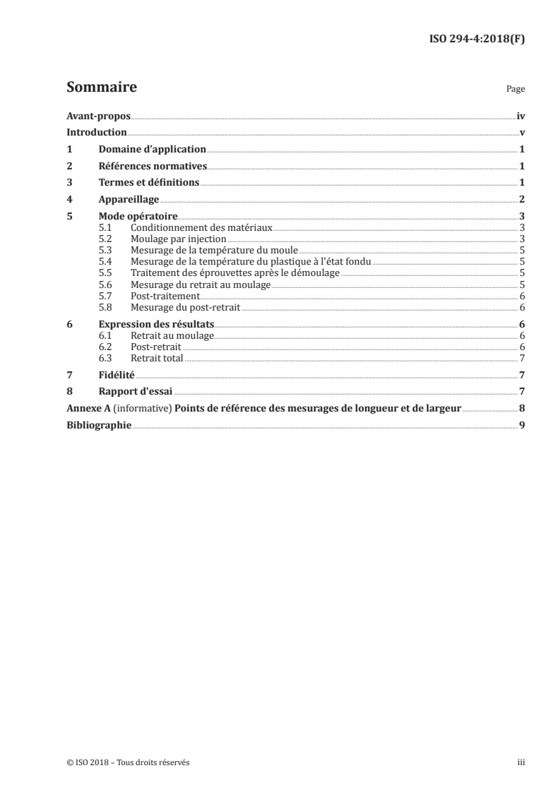 ISO 294-4:2018 - Plastiques — Moulage par injection des éprouvettes de matériaux thermoplastiques — Partie 4: Détermination du retrait au moulage
Released:12/20/2018