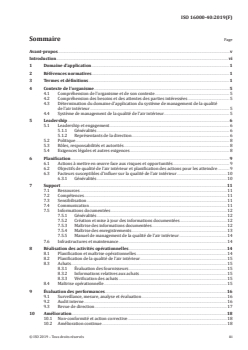 ISO 16000-40:2019 - Air intérieur — Partie 40: Système de management de la qualité de l'air intérieur
Released:7/23/2019 - Page 3 preview