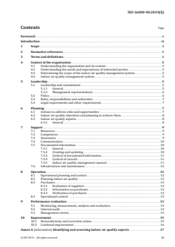 ISO 16000-40:2019 - Indoor air — Part 40: Indoor air quality management system
Released:7/23/2019 - Page 3 preview