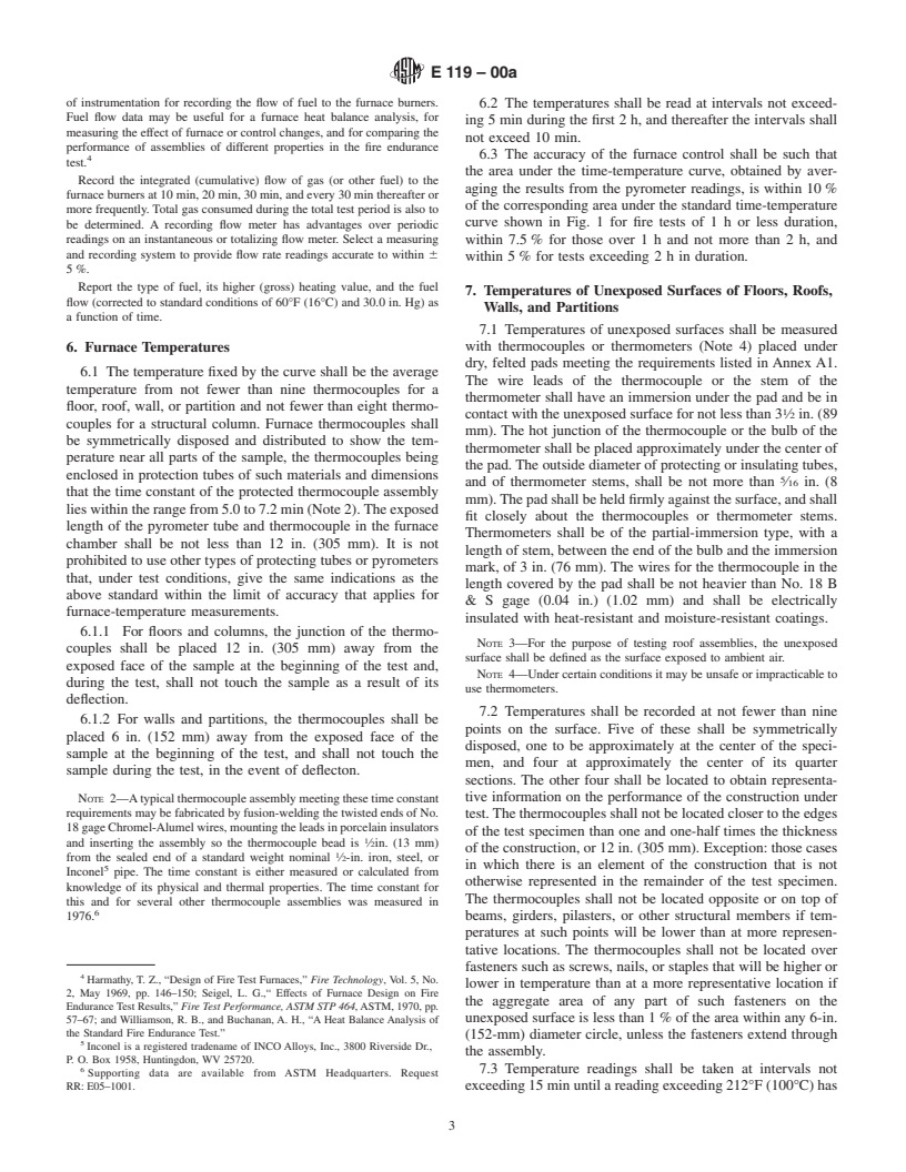 ASTM E119-00a - Standard Test Methods for Fire Tests of Building Construction and Materials