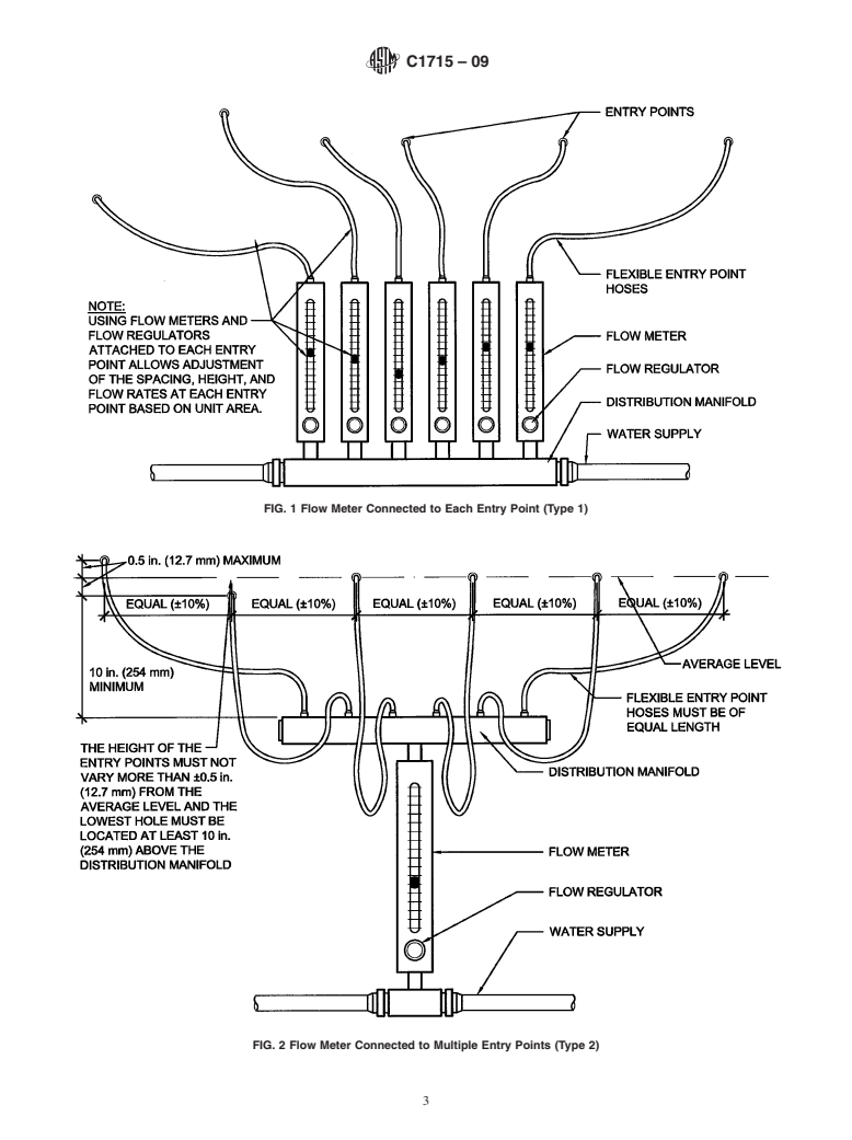 ASTM C1715-09 - Standard Test Method for Evaluation of Water Leakage Performance of Masonry Wall Drainage Systems